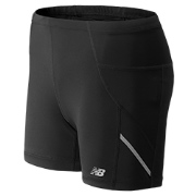 New Balance Accelerate 4in Fitted Short Black L46c9095